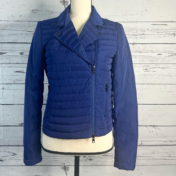Armani Exchange Royal Blue Down Jacket - Picture 2 of 13